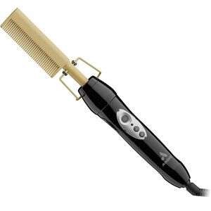 Andis Professional Heat Ceramic Press Comb for Hair, Straightener